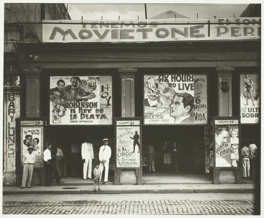 A picture of an old cinema theatre